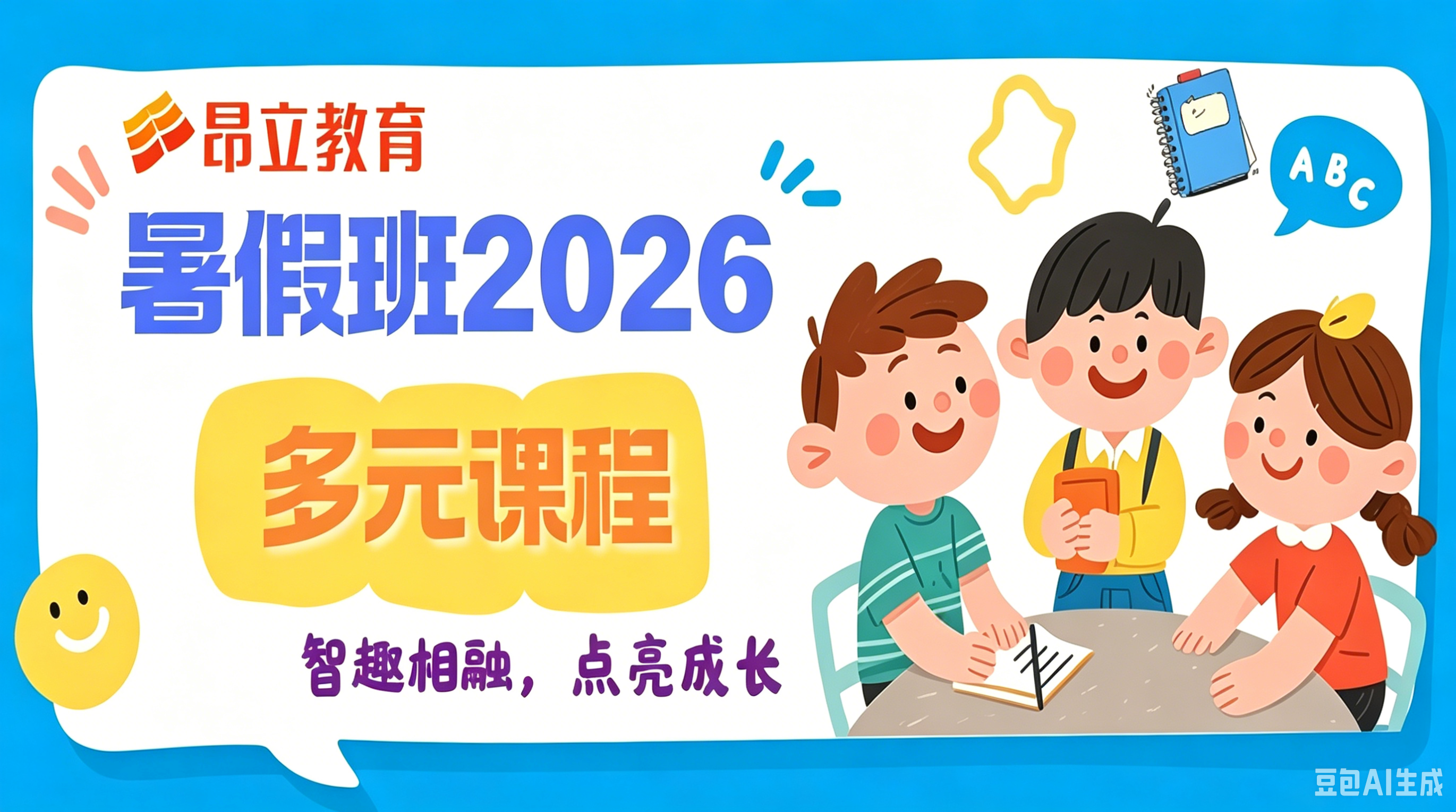 昂立教育2026暑假班系列（三）｜智趣相融，多元课程点亮成长