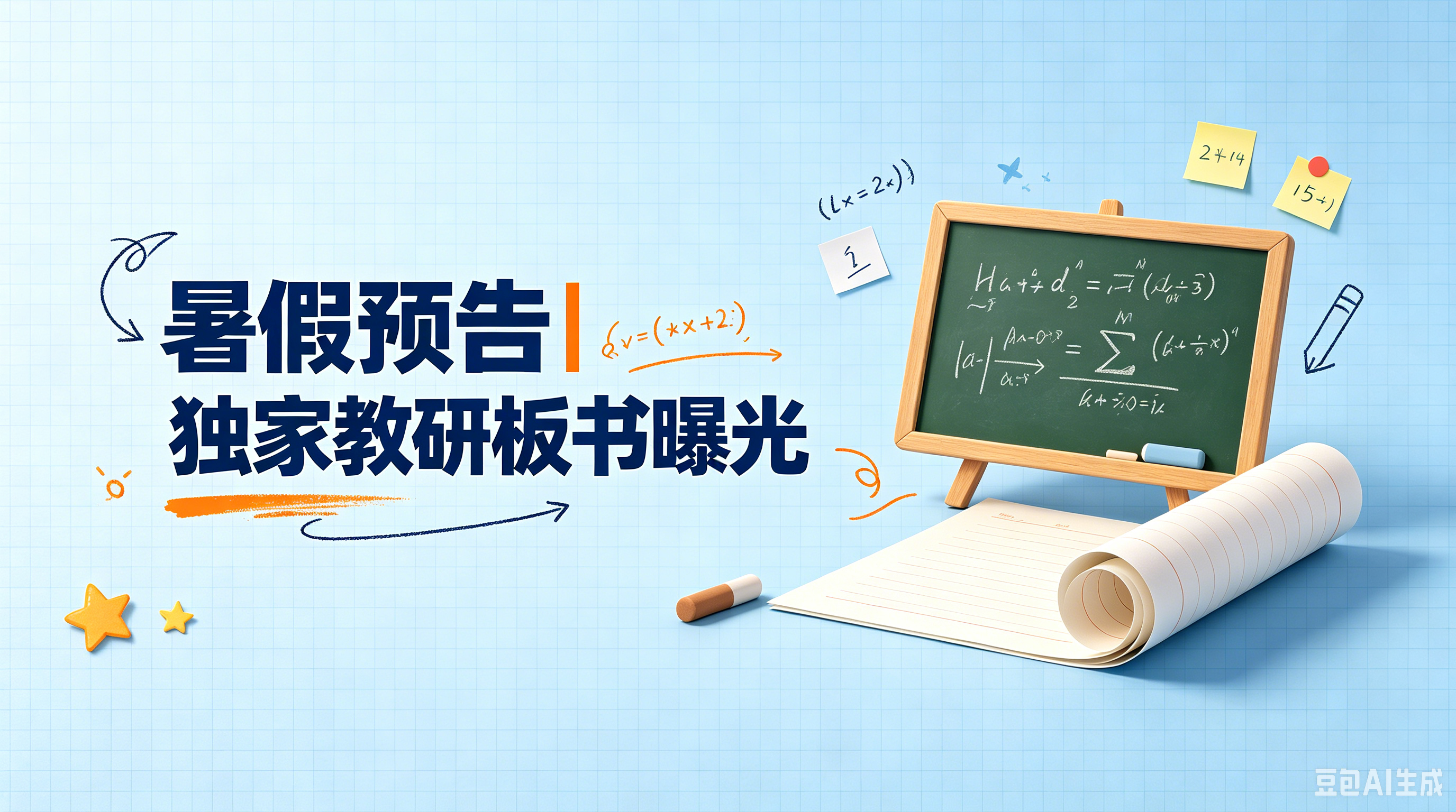 暑假预告 | 独家教研板书曝光！沪教版高中数学暑期提分指南，请查收！